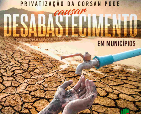 Privatização da Corsan pode causar desabastecimento em municípios