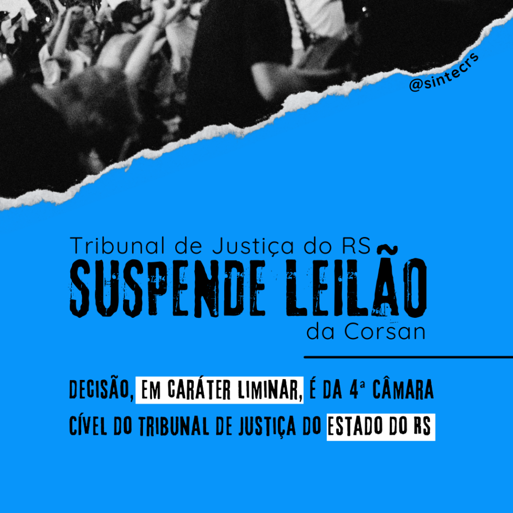 Leilão da Corsan está suspenso por decisão do TJ-RS; governo avalia medida  - Rádio Alto Uruguai, FM 92,5 - FM 106,1Rádio Alto Uruguai