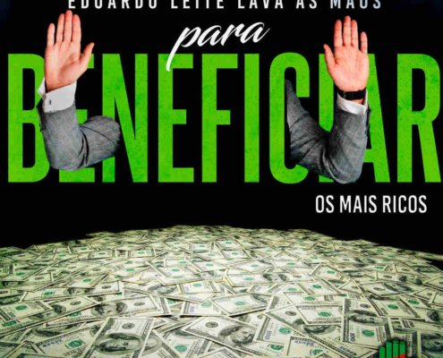 Eduardo Leite lava as mãos para beneficiar os mais ricos