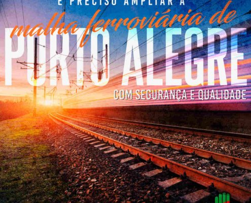 É preciso ampliar a malha ferroviária de Porto Alegre com segurança e qualidade